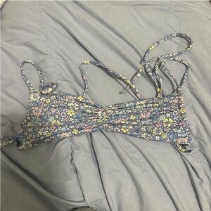 Frankie's Bikinis Floral Bikini top